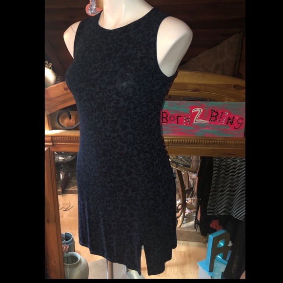 Gorgeous navy SEXY form fitting sheath dress - Picture 7 of 13